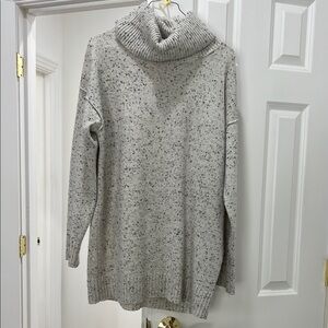 Athleta wool cashmere sweater dress, in heather gray. Size XS